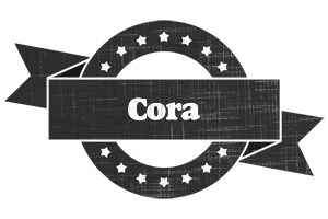 Cora grunge logo