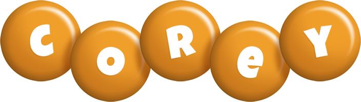 Corey candy-orange logo