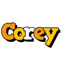 Corey cartoon logo