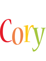 Cory birthday logo