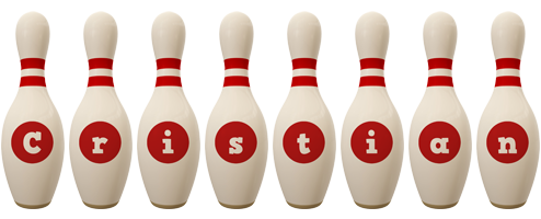 Cristian bowling-pin logo