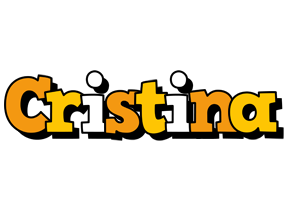 Cristina cartoon logo