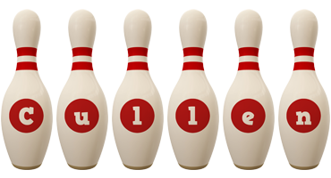 Cullen bowling-pin logo