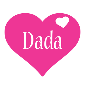 Dada love-heart logo