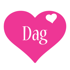 Dag love-heart logo