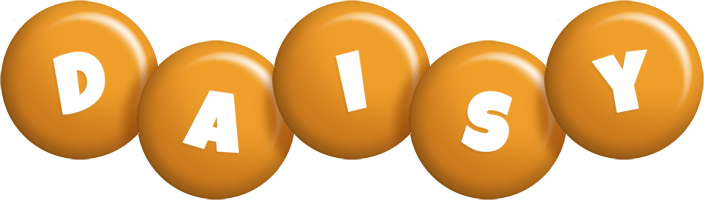 Daisy candy-orange logo