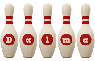 Dalma bowling-pin logo