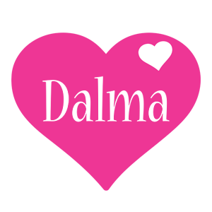 Dalma love-heart logo