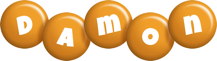 Damon candy-orange logo