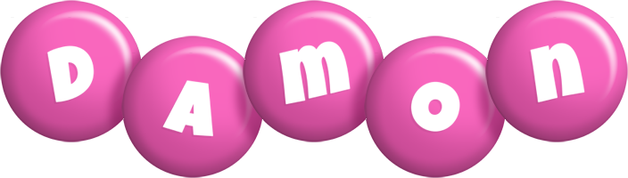 Damon candy-pink logo