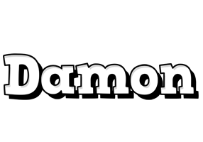 Damon snowing logo