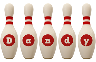 Dandy bowling-pin logo