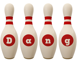 Dang bowling-pin logo