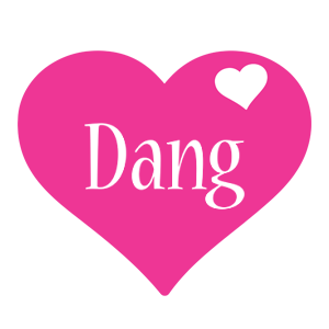Dang love-heart logo