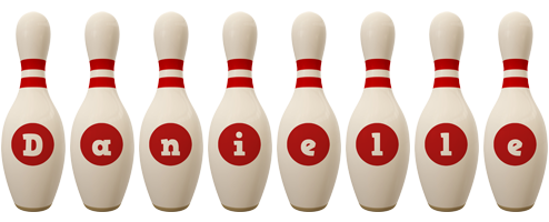 Danielle bowling-pin logo