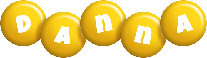 Danna candy-yellow logo