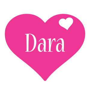 Dara love-heart logo
