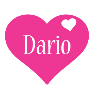 Dario love-heart logo