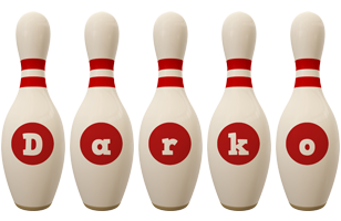 Darko bowling-pin logo