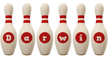 Darwin bowling-pin logo