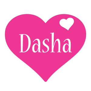 Dasha love-heart logo