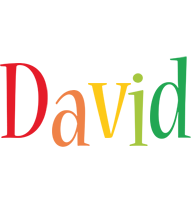 David birthday logo