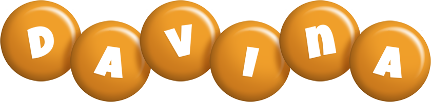 Davina candy-orange logo