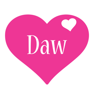 Daw love-heart logo