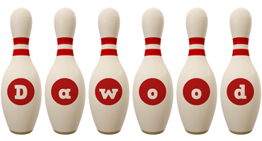 Dawood bowling-pin logo