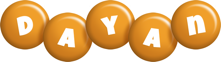 Dayan candy-orange logo