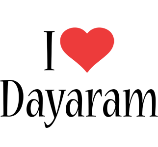 Dayaram i-love logo