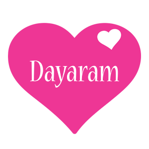 Dayaram love-heart logo