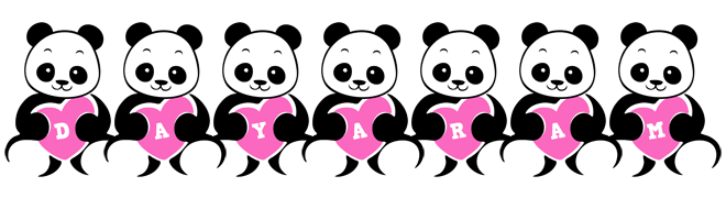 Dayaram love-panda logo