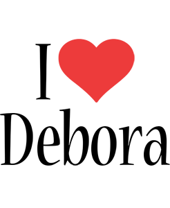 Debora i-love logo