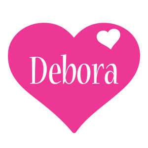 Debora love-heart logo