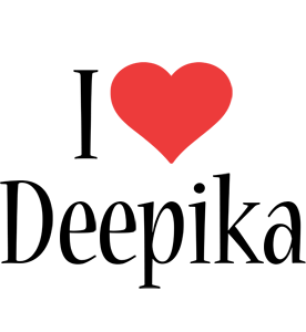 Deepika i-love logo