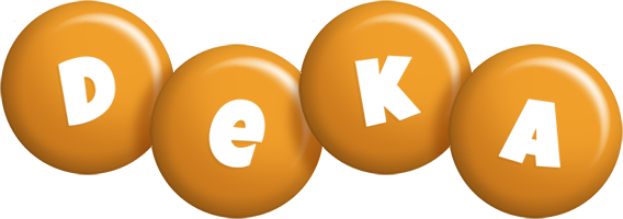 Deka candy-orange logo