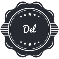 Del badge logo