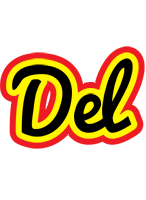 Del flaming logo