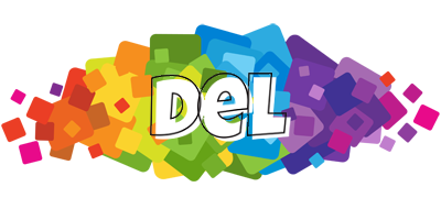 Del pixels logo