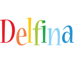 Delfina birthday logo