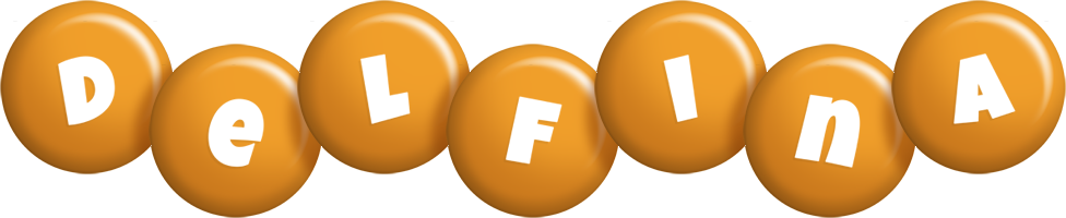 Delfina candy-orange logo