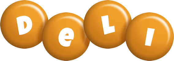 Deli candy-orange logo