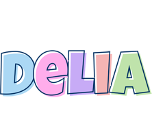 Delia pastel logo