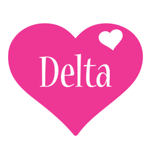 Delta love-heart logo