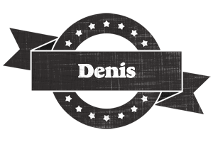 Denis grunge logo