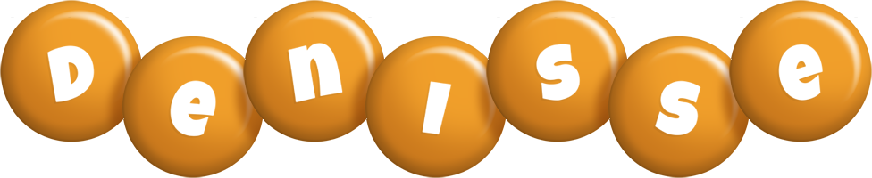 Denisse candy-orange logo