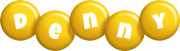 Denny candy-yellow logo