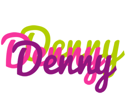 Denny flowers logo