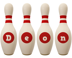 Deon bowling-pin logo